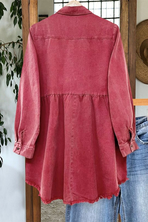 Denim Vintage Washed Mini Dress