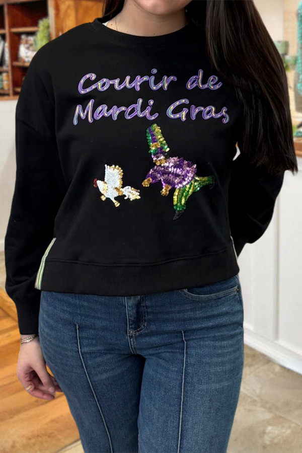 Courir De Mardi Gras Sweatshirt