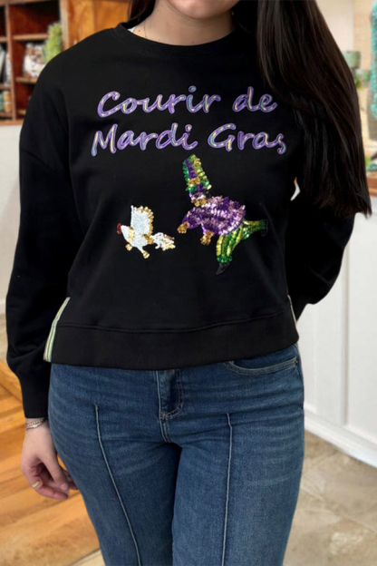 Courir De Mardi Gras Sweatshirt