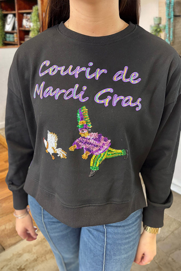 Courir De Mardi Gras Sweatshirt