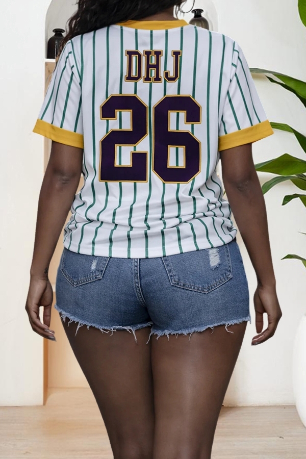 Mardi Gras Baseball T-Shirt