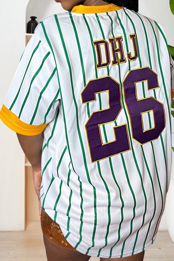Mardi Gras Baseball T-Shirt