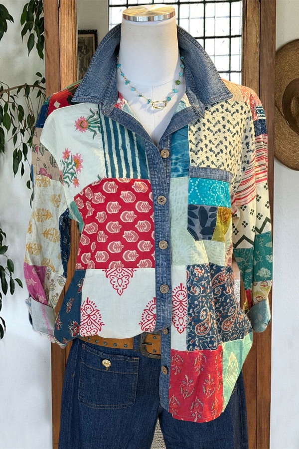 Vintage Dreamy Patchwork Shirt