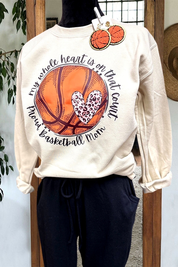 Basketball Mom Sweatshirts