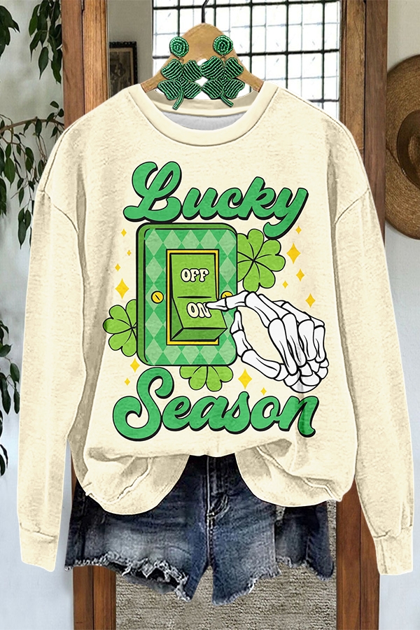 St. Patrick's Day Lucky Season Sweatshirt