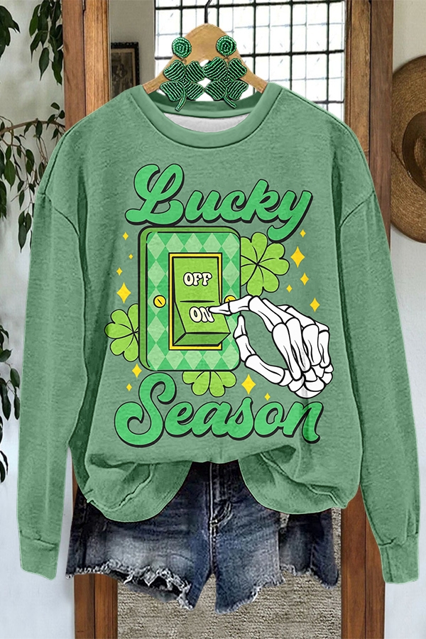 St. Patrick's Day Lucky Season Sweatshirt