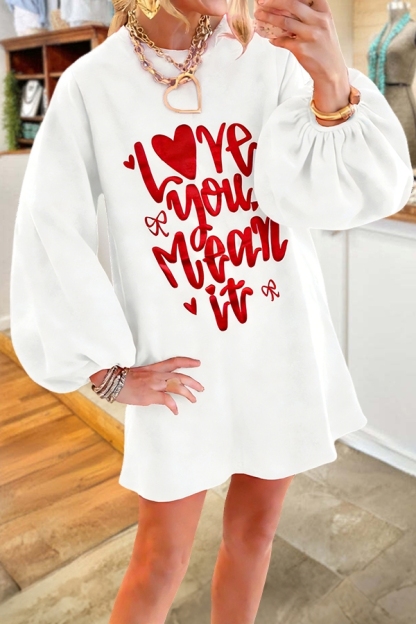 Valentine's Day Love You Mean It Dress