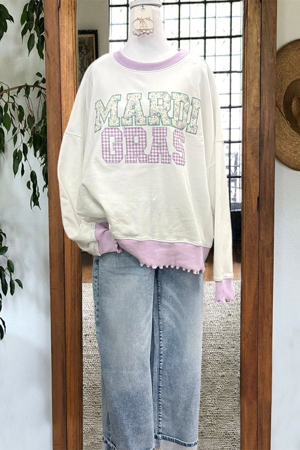 Mardi Gras Cute Sweatshirt