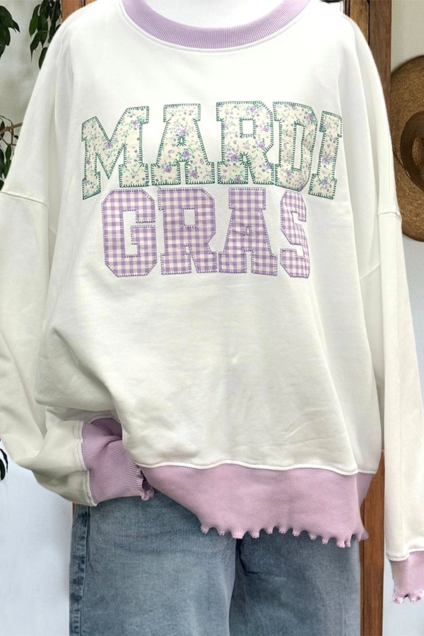Mardi Gras Cute Sweatshirt