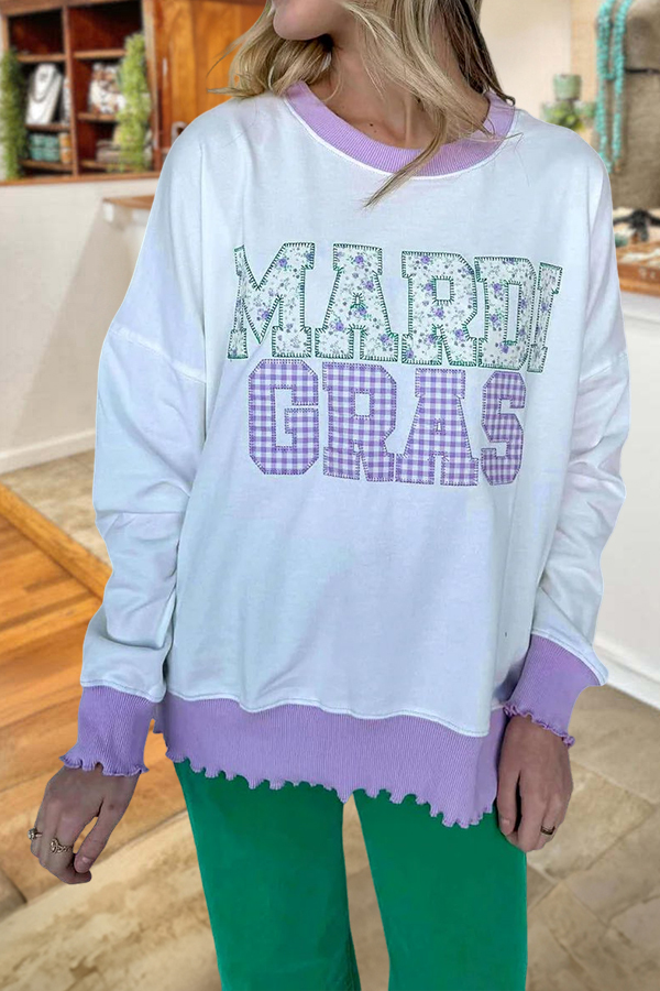 Mardi Gras Cute Sweatshirt