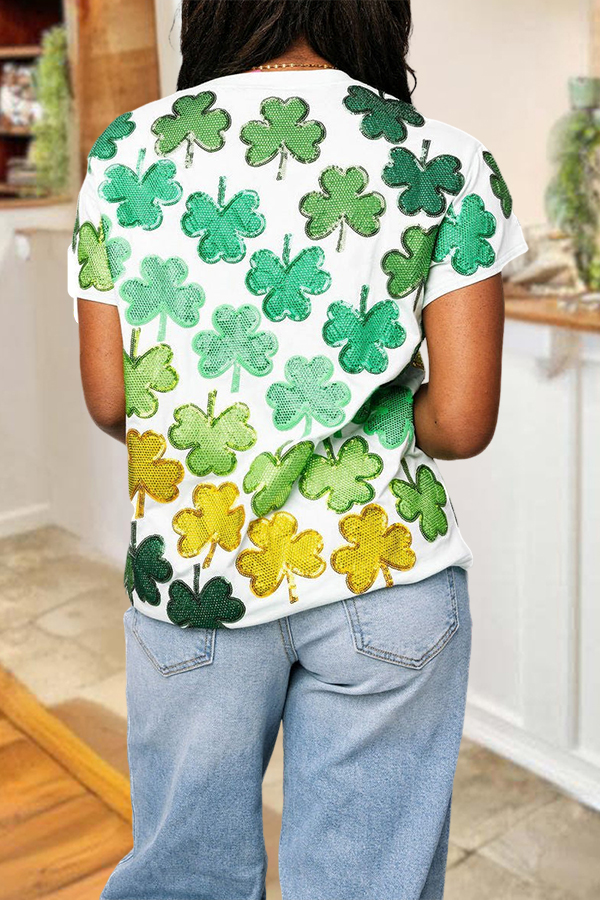 St. Patrick's Day Shamrock Green T-Shirt