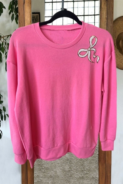 Valentine's Day Bow Sweatshirt