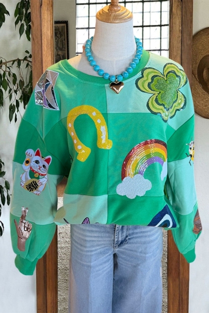 St. Patrick's Day Lucky Icon Sweatshirt