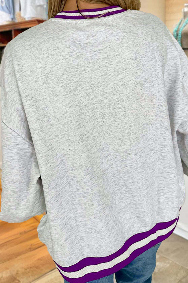 Mardi Gras Mask Sweatshirt