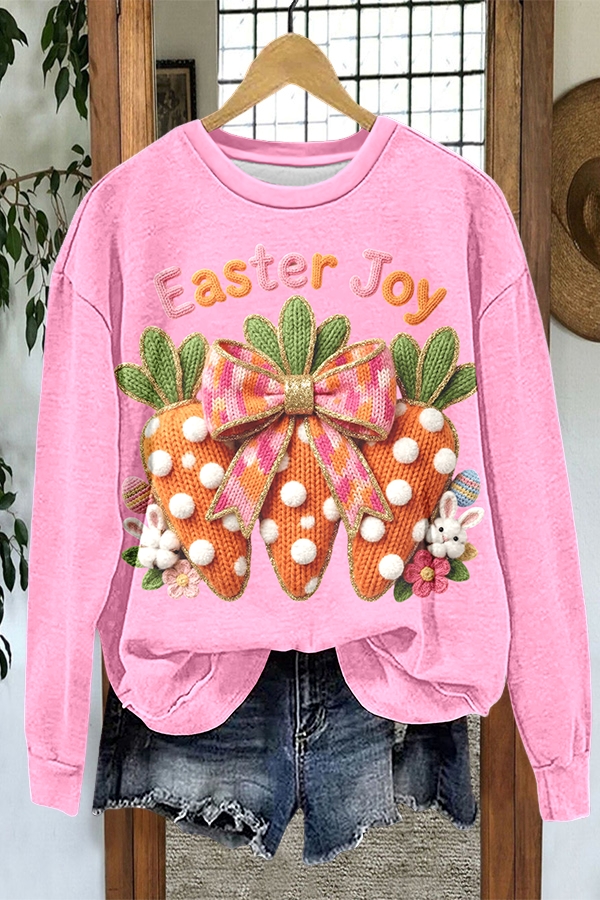 Easter Joy Carrot Sweatshirt
