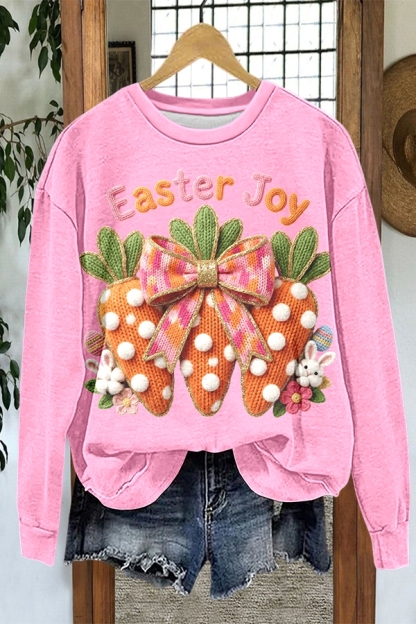 Easter Joy Carrot Sweatshirt