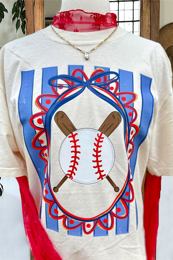 Baseball Striped T-Shirt