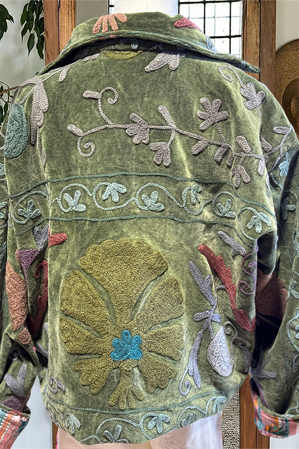 Special Floral Velvet Jacket