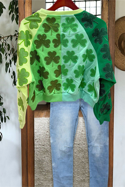 St. Patrick's Day Shamrock Sweatshirt