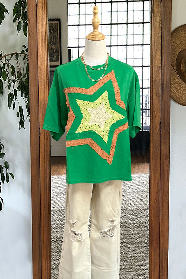 Star Patchwork T-Shirt