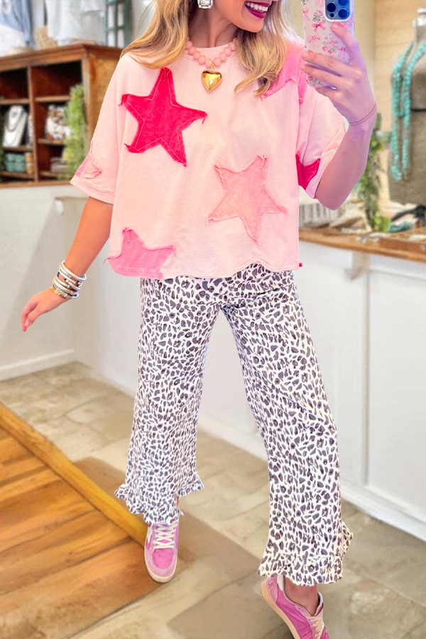 Multi Star Oversized T-Shirt