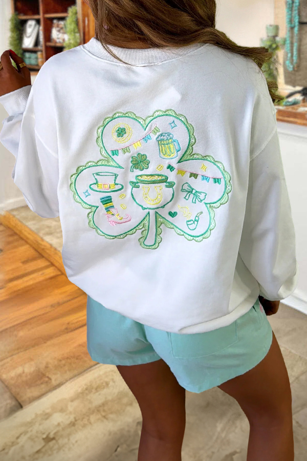 St. Patrick's Day Shamrock Sweatshirt