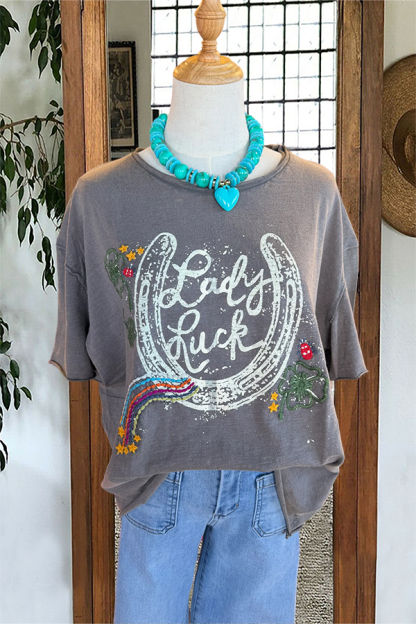 St. Patrick's Day Lady Luck T-shirt