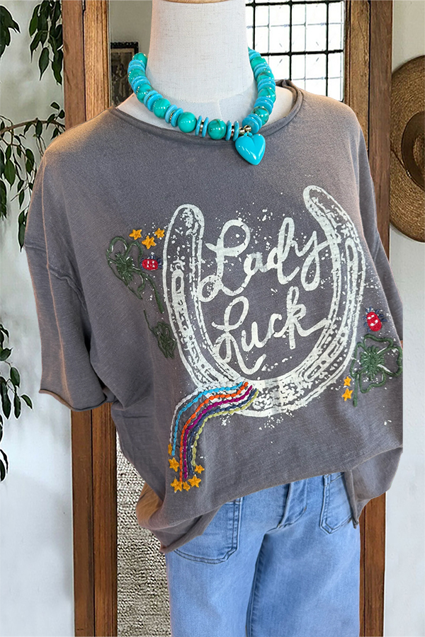 St. Patrick's Day Lady Luck T-shirt