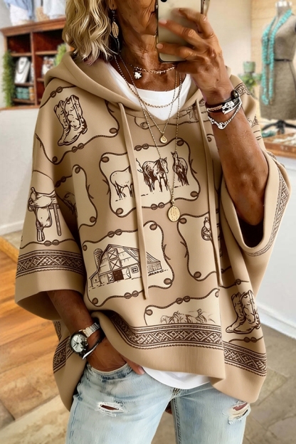Western Horse Hoodie