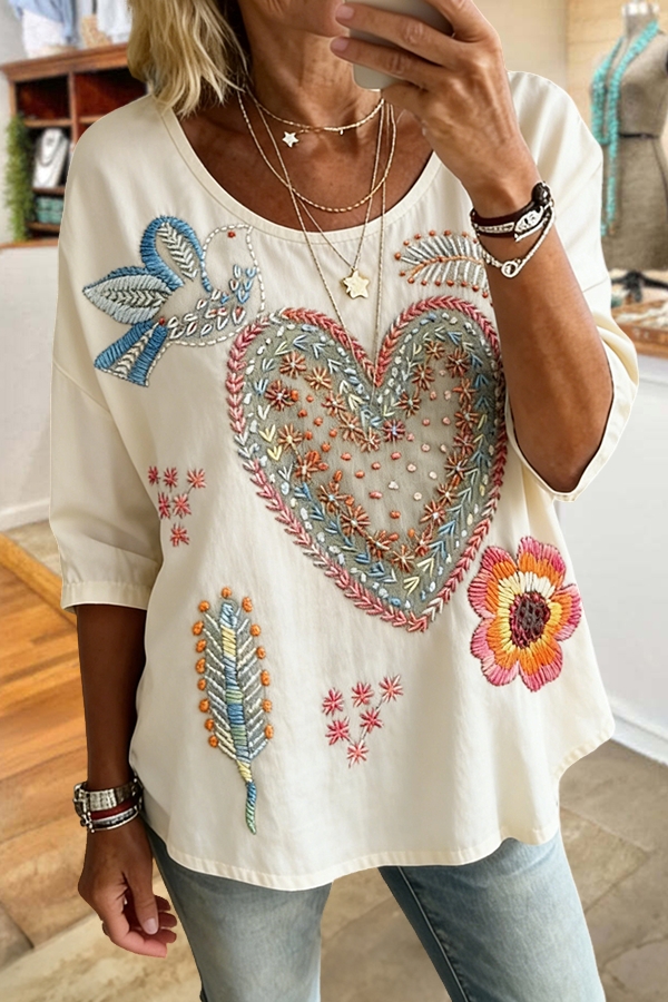 Love Bird Flower Top