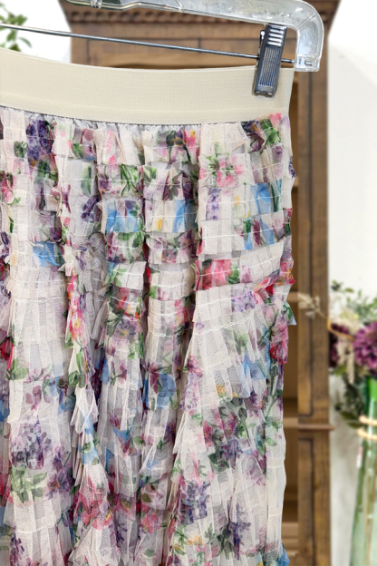 Women's Tulle Ruffle Layered Skirt