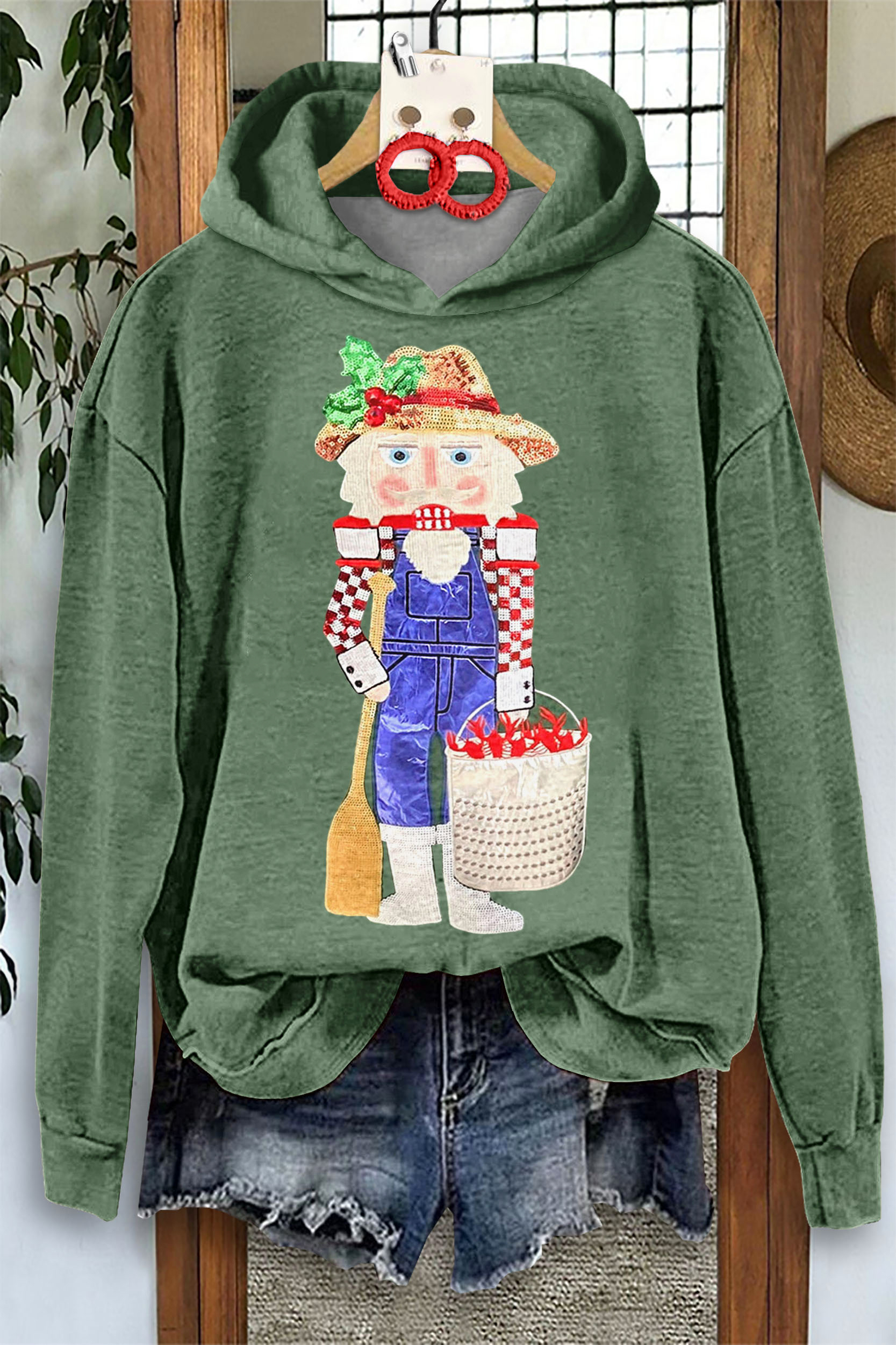 Cute Christmas Nutcracker Hoodie