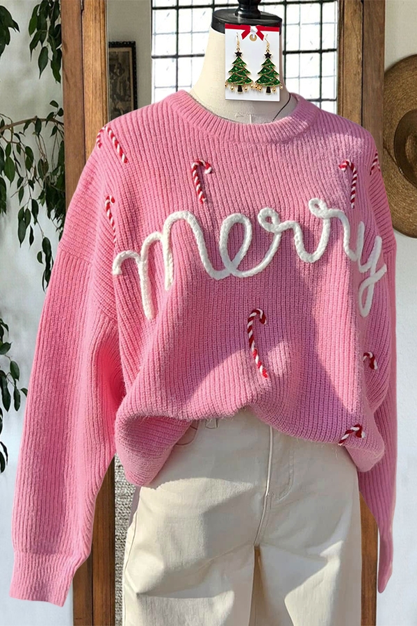 Christmas Sweet Candy Cane Sweater