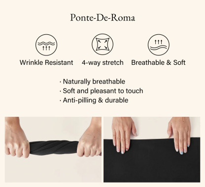 Slimming Tummy Control Ponte High Rise Pull-On Flared Pants