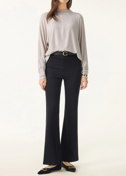 Slimming Tummy Control Ponte High Rise Pull-On Flared Pants