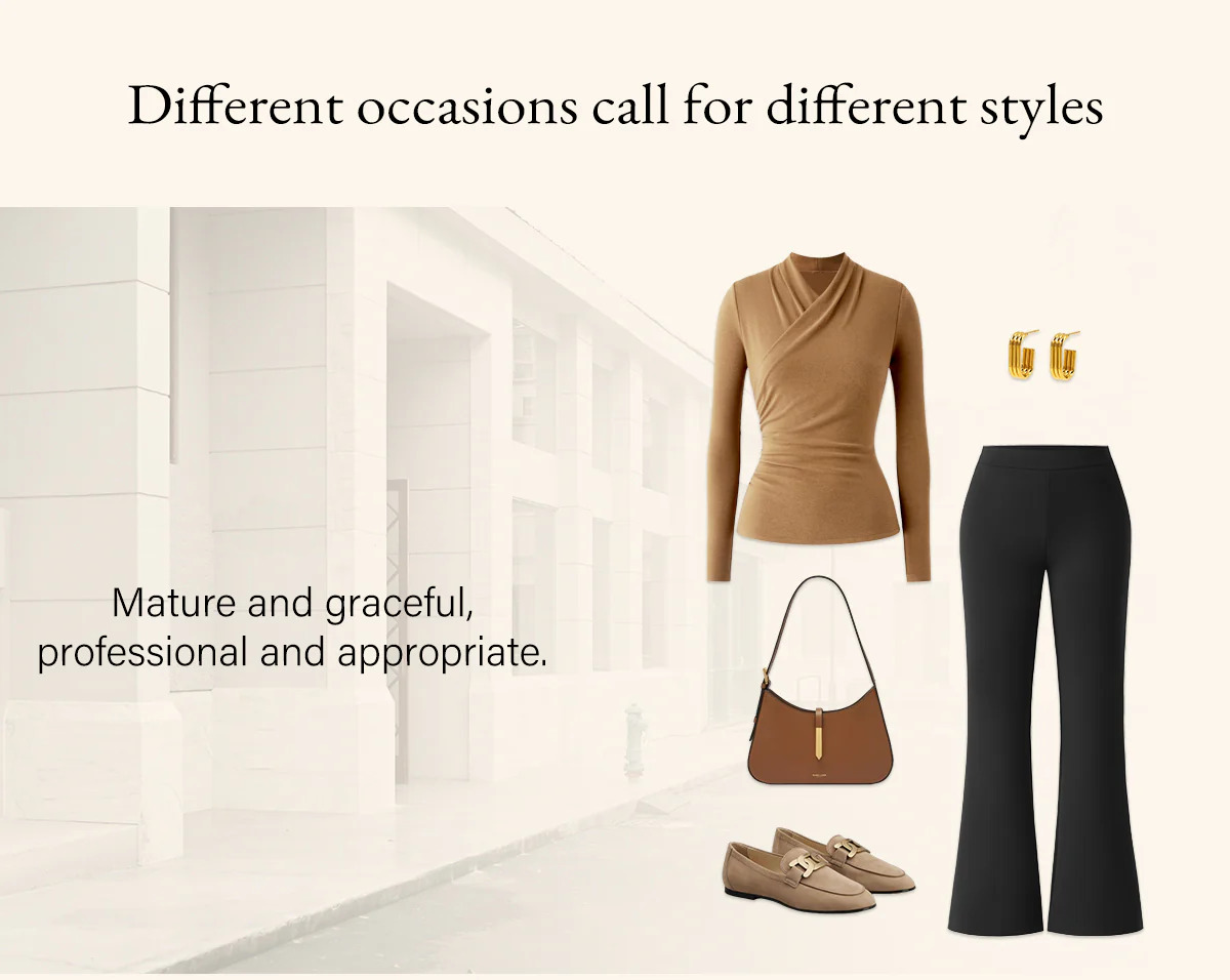 Slimming Tummy Control Ponte High Rise Pull-On Flared Pants