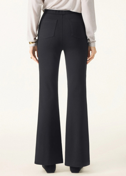 Slimming Tummy Control Ponte High Rise Pull-On Flared Pants