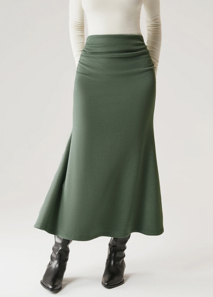 Butt Lift High-Waist Mermaid Maxi Skirt