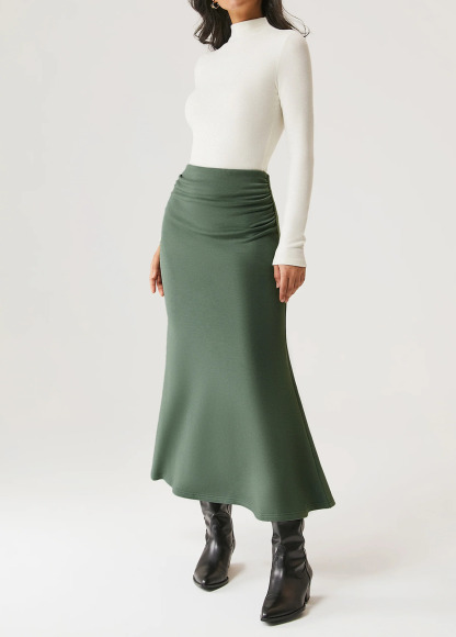 Butt Lift High-Waist Mermaid Maxi Skirt