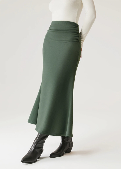 Butt Lift High-Waist Mermaid Maxi Skirt