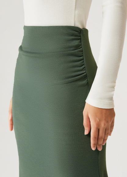 Butt Lift High-Waist Mermaid Maxi Skirt