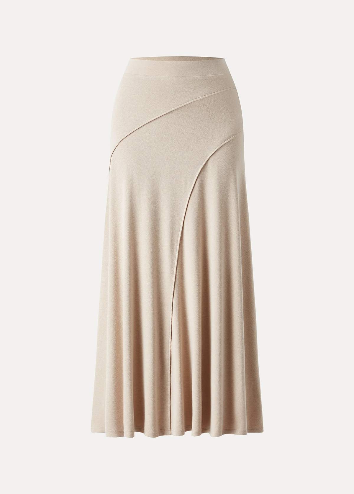 Slimming Butt Lift Pull-On Flared Maxi Skirt
