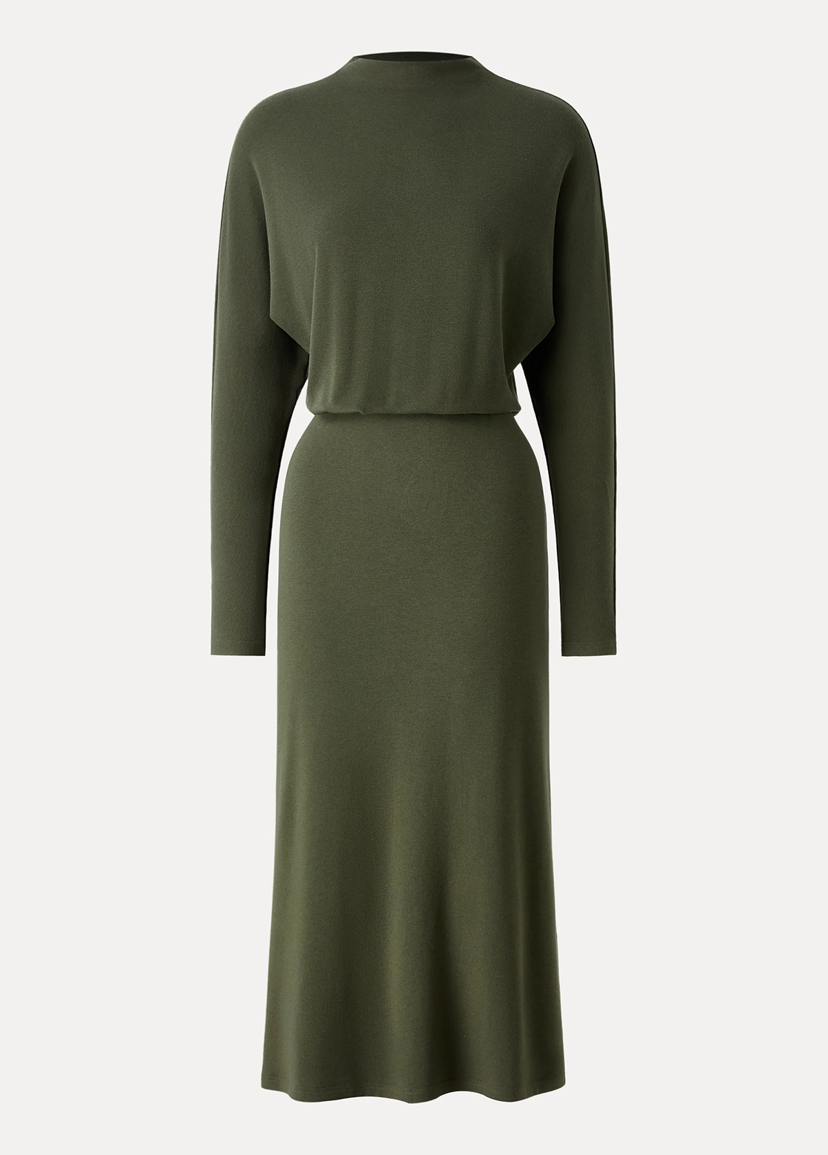 Batwing Sleeve Cinched Slimming Waist Brami Midi Dress