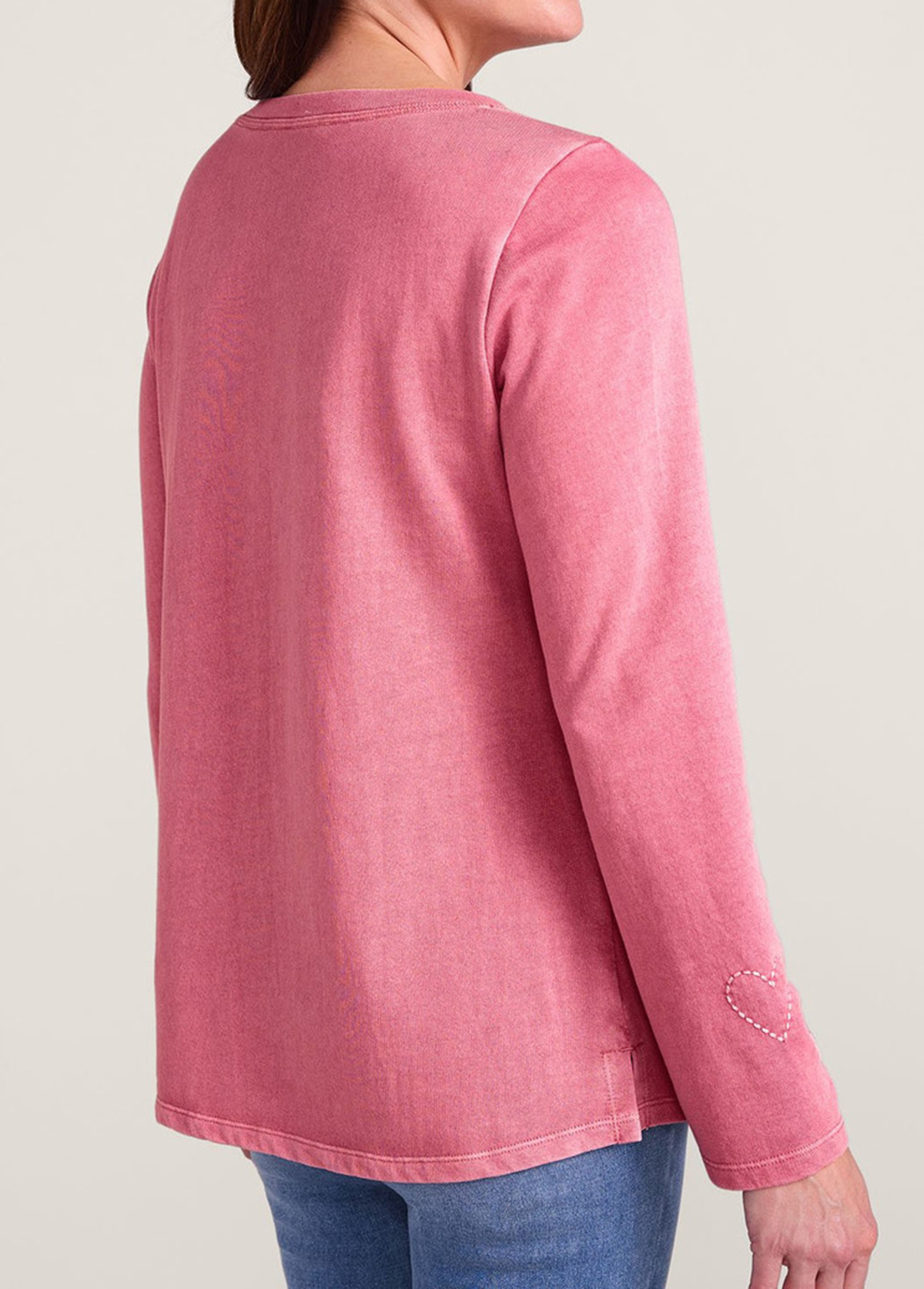 Valentine'S Day Lace Hearts Slimming Terry Tunic