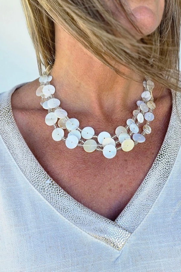 Linen Midi Dress Flower Sequin Embellished Cutout Back Dress