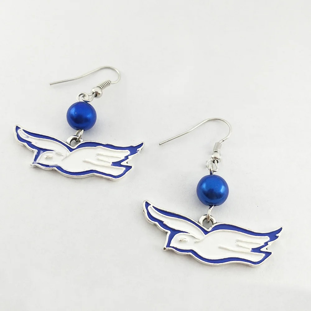 Metal Zeta Phi Beta Sorority Earrings