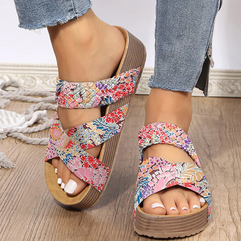 Criss-cross Braided Sandals