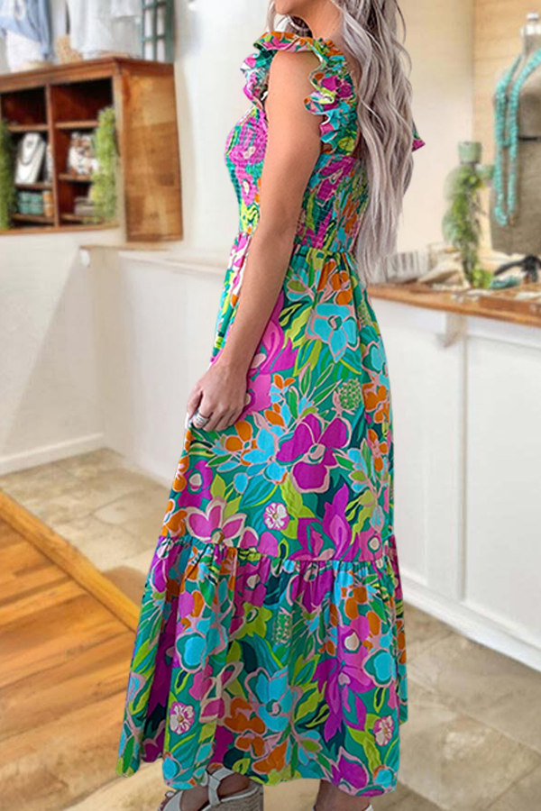 Beautiful Wildflower Smocked Dress