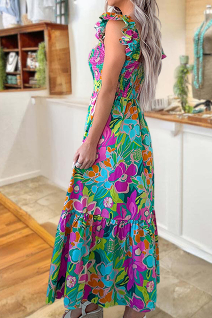 Beautiful Wildflower Smocked Dress