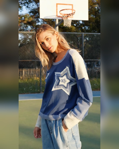 Classic USA Star Patchwork T-shirt